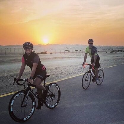 giulia de maio ciclismo deserto abu dhabi